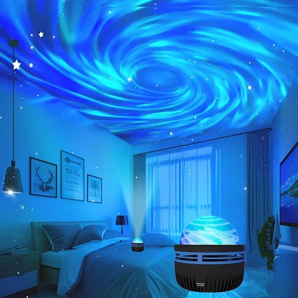 LED Galaxy Projector Light, Colorful Starry Sky Projector for Bedroom, Kids Night Light & Christmas Party Decoration