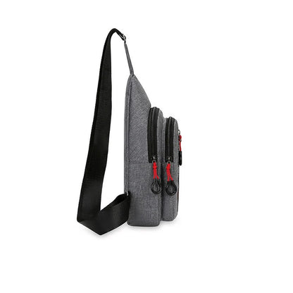 Mens Crossbody Shoulder Bag Stylish Chest Pack For Cycling Work  Travel Lightweight Nylon Casual Da 4