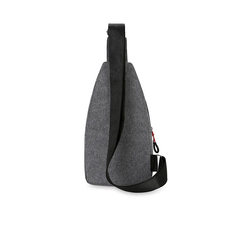 Mens Crossbody Shoulder Bag Stylish Chest Pack For Cycling Work  Travel Lightweight Nylon Casual Da 5