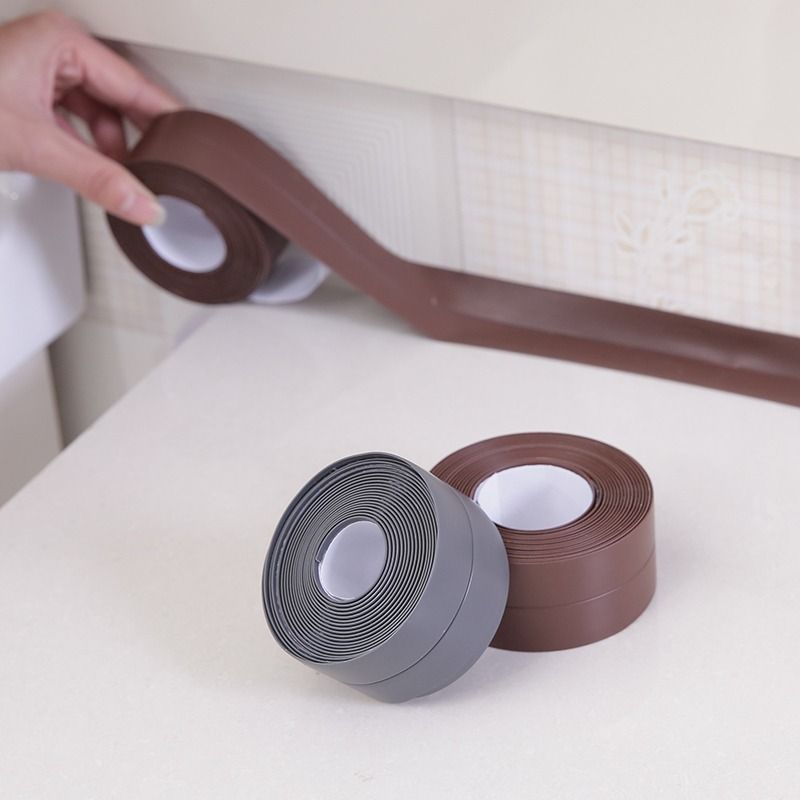Waterproof Shower Bath Sealing Tape PVC SelfAdhesive Strip for Bathroom  Kitchen Sink Mold Proof