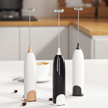 Mini Milk Frother & Egg Mixer Handheld Foam Maker for Lattes, Cappuccino, Hot Chocolate Essential Kitchen Gadget