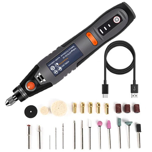 Cordless Rotary Tool Mini Drill  Engraving Pen 35W Electric Grinder For DIY Jewelry  Crafts 7