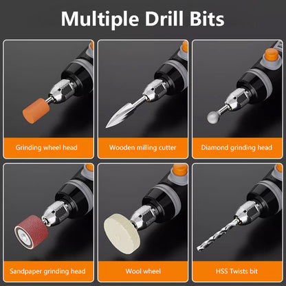 Cordless Rotary Tool Mini Drill  Engraving Pen 35W Electric Grinder For DIY Jewelry  Crafts 5