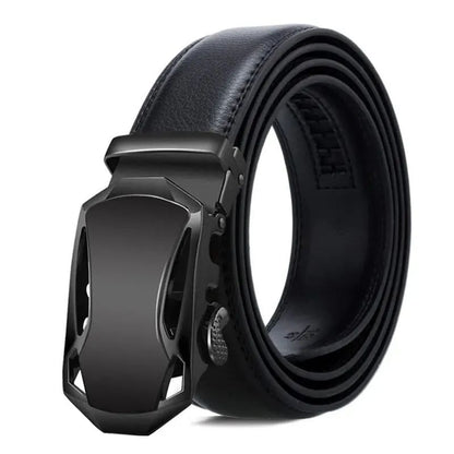 Luxury Belt For Men HighQuality PU Leather Glossy Belt With Lychee Pattern Unisex Dress  Casual Wea 7