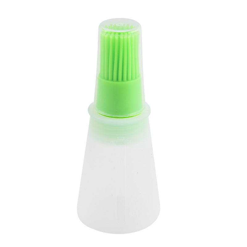 Silicone BBQ Brush With Oil Dispenser Essential Kitchen Baking Gadget For Outdoor Grilling 11