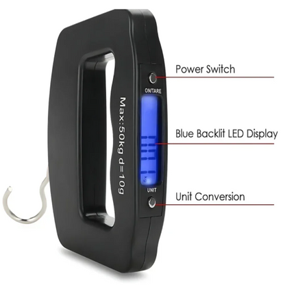 Travel Luggage Scale Compact Digital Hanging Scale 4