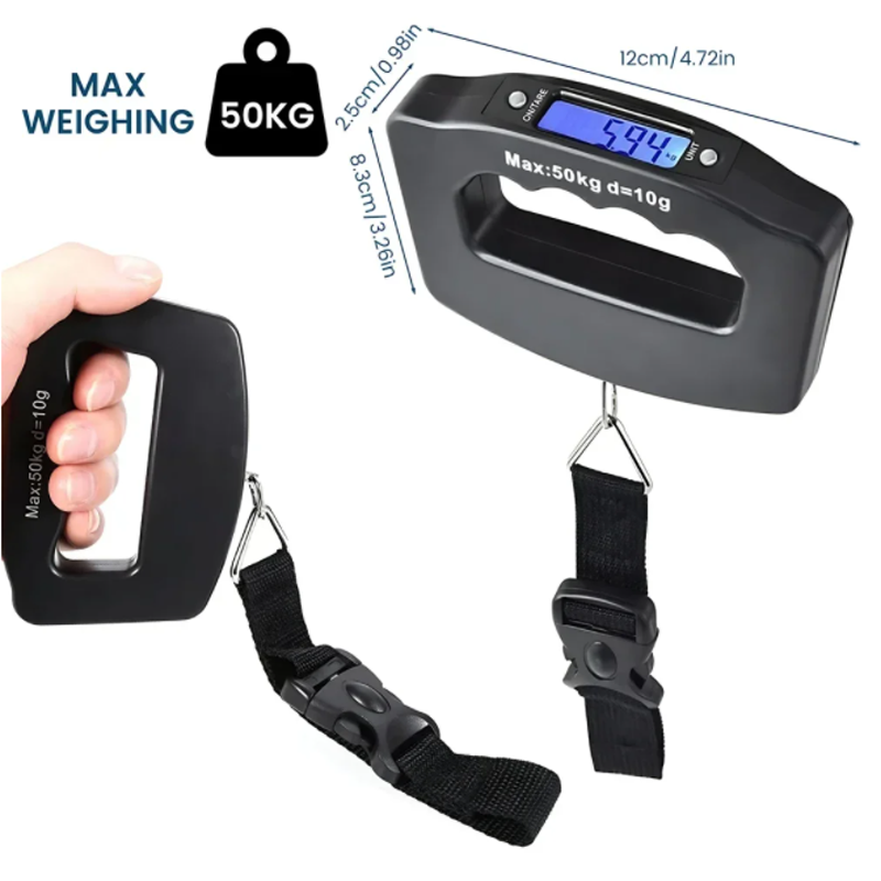 Travel Luggage Scale Compact Digital Hanging Scale 5