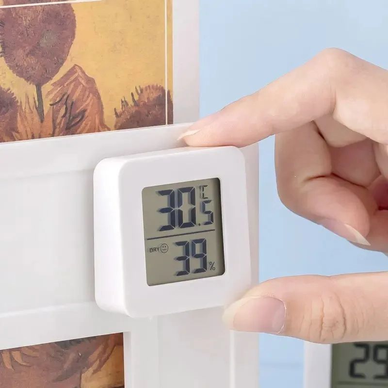 Mini Indoor Thermometer  Hygrometer LCD Digital Temperature  Humidity Meter For Room 2