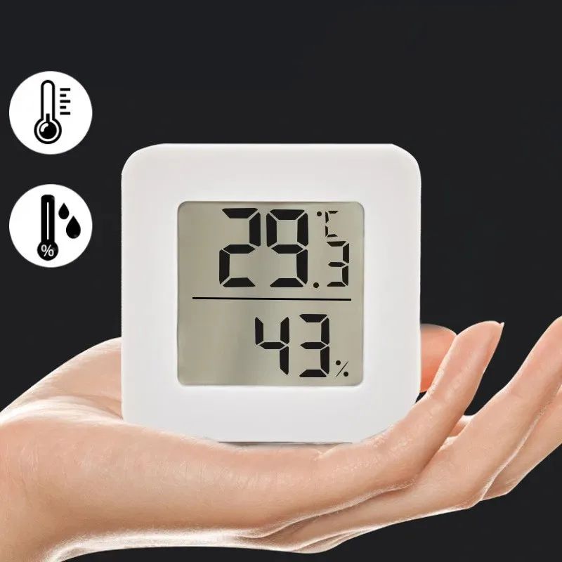 Mini Indoor Thermometer  Hygrometer LCD Digital Temperature  Humidity Meter For Room 7