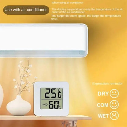 Mini Indoor Thermometer  Hygrometer LCD Digital Temperature  Humidity Meter For Room 8