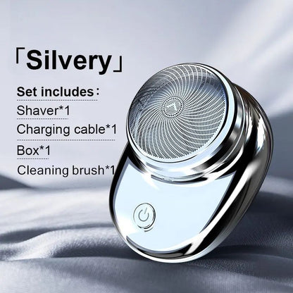 Mini Electric Shaver Portable Wireless Charging Razor For Travel  Detachable Pocket Trimmer For Bea 1