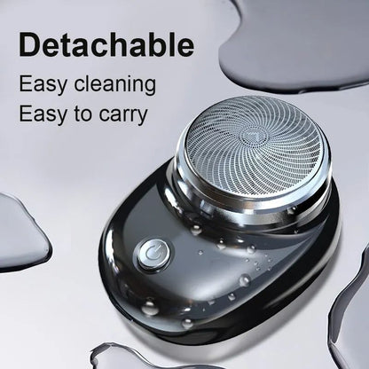 Mini Electric Shaver Portable Wireless Charging Razor For Travel  Detachable Pocket Trimmer For Bea 3