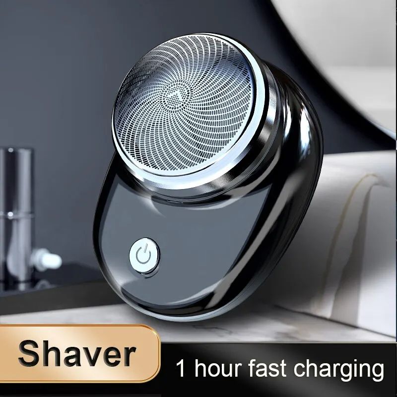 Mini Electric Shaver Portable Wireless Charging Razor For Travel  Detachable Pocket Trimmer For Bea 4