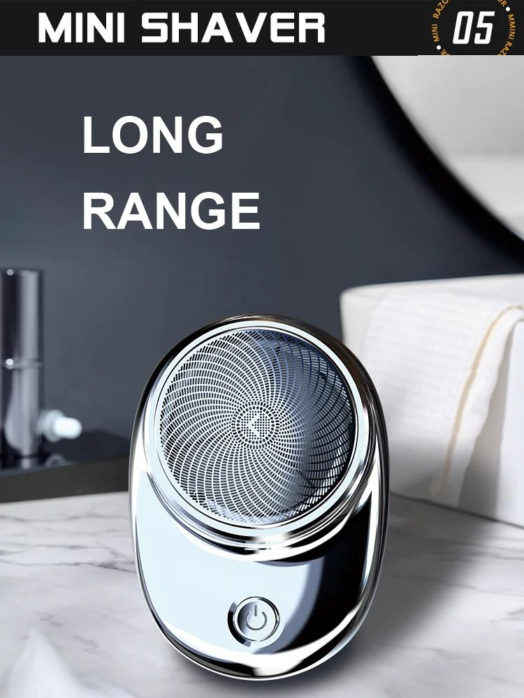 Mini Electric Shaver Portable Wireless Charging Razor For Travel  Detachable Pocket Trimmer For Bea 10