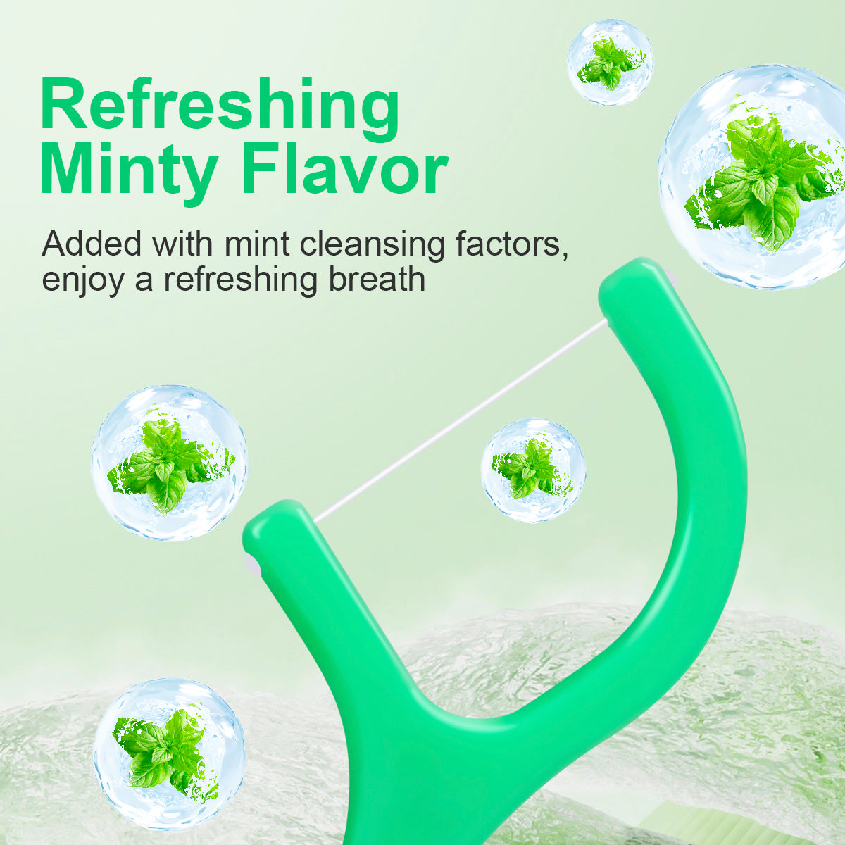 Mint Dental Floss Sticks for Adults UltraFine Flosser Set with Portable Toothpick  Storage Box