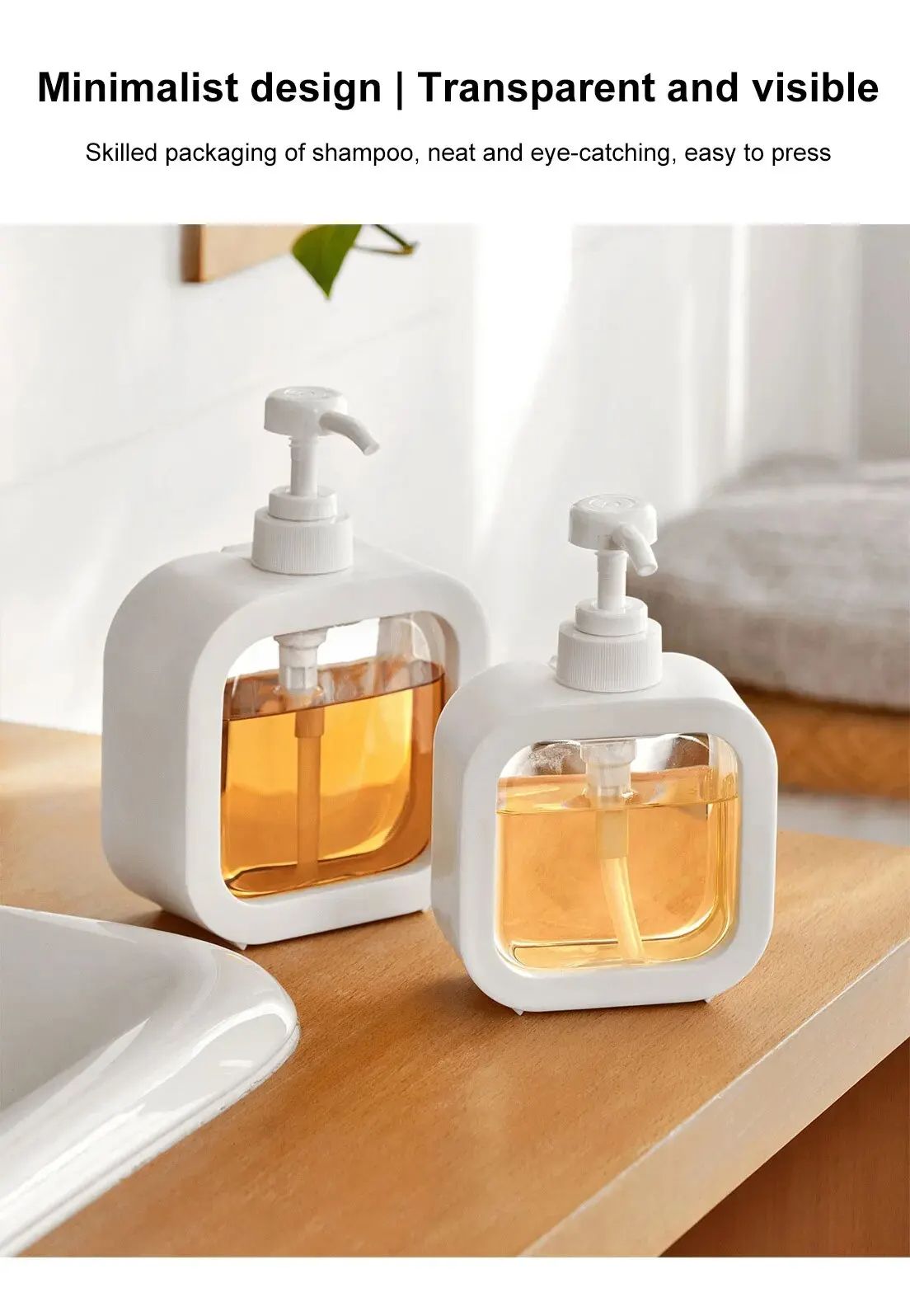 Large Capacity Laundry Detergent Dispensing Bottle  Shower Gel  Soap Dispenser 6
