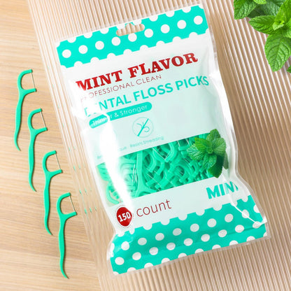 Mint Dental Floss Sticks for Adults UltraFine Flosser Set with Portable Toothpick  Storage Box