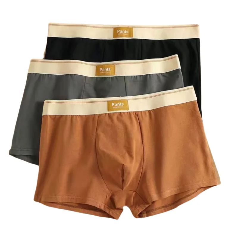 Men Cotton Boxer Briefs Breathable UConvex Underwear For Comfort  Support 15