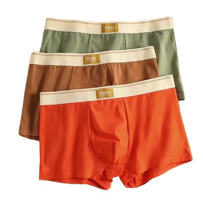 Men Cotton Boxer Briefs Breathable UConvex Underwear For Comfort  Support 13