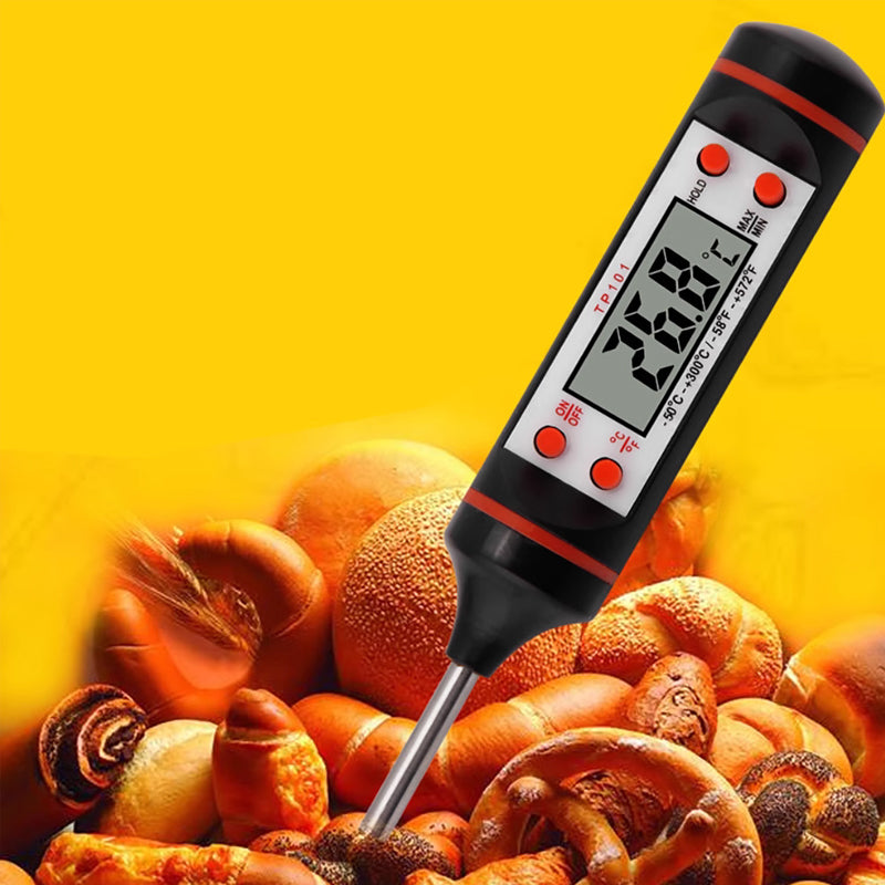 Instant Read Digital Thermometer Professional Cooking Thermometer With Backlit Display For BBQ Cand 1