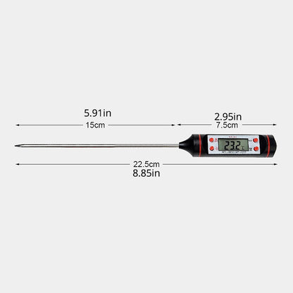 Instant Read Digital Thermometer Professional Cooking Thermometer With Backlit Display For BBQ Cand 5