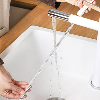 Sink Drain Cleaning Brush Flexible Drain Clog Remover Tool For Bathroom  Kitchen Sink Overflow 3