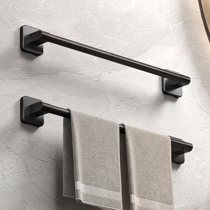 Self Adhesive Bathroom Towel Rack No Drilling Required Sturdy Towel Holder  Rail In White  Black Sp 3