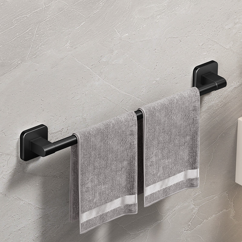 Self Adhesive Bathroom Towel Rack No Drilling Required Sturdy Towel Holder  Rail In White  Black Sp 4