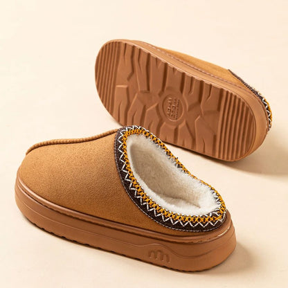 Cozy Winter Womens Slippers With Plush Fuzzy Fur  Soft Sole AntiSlip Warm House Shoes For Indoor  O 1