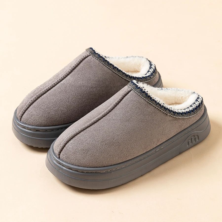 Cozy Winter Womens Slippers With Plush Fuzzy Fur  Soft Sole AntiSlip Warm House Shoes For Indoor  O 10