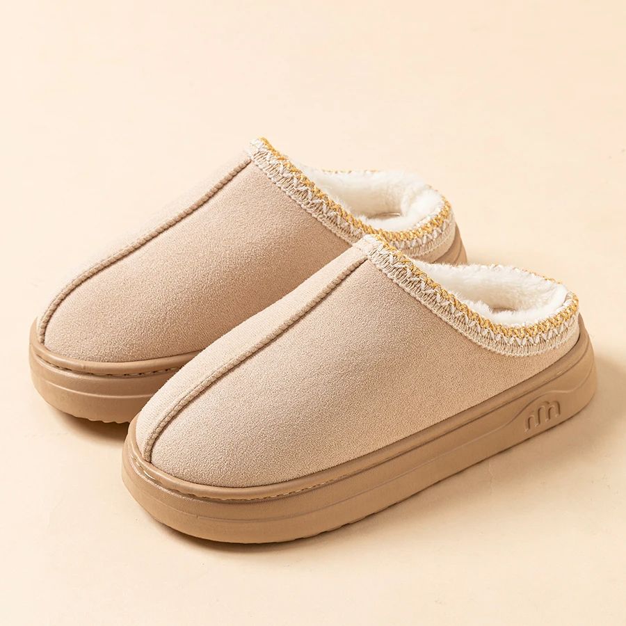 Cozy Winter Womens Slippers With Plush Fuzzy Fur  Soft Sole AntiSlip Warm House Shoes For Indoor  O 11