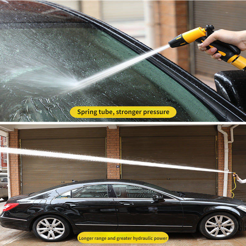 1030 Meter Telescopic Water Pipe With Highpressure Nozzle Car Washing Tool Set Extension Hose Water 1