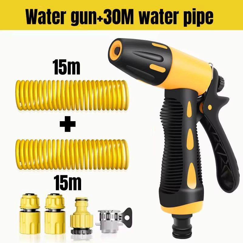 1030 Meter Telescopic Water Pipe With Highpressure Nozzle Car Washing Tool Set Extension Hose Water 4