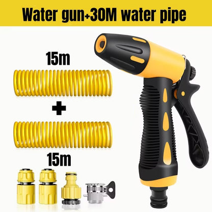 1030 Meter Telescopic Water Pipe With Highpressure Nozzle Car Washing Tool Set Extension Hose Water 4
