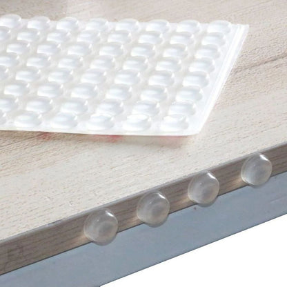 Self-Adhesive Door Stopper, Silicone Cushion Protective Pads for Cabinets, Drawers & Furniture