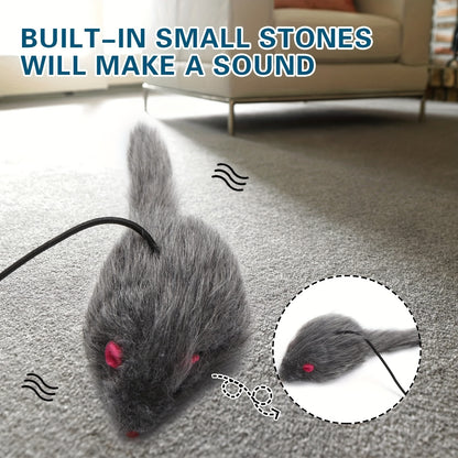 Hanging Cat Toy for Door, Entertaining OmDoor Kitten Teaser with Dangling Feathers, Mental Stimulation & Exercise Toy