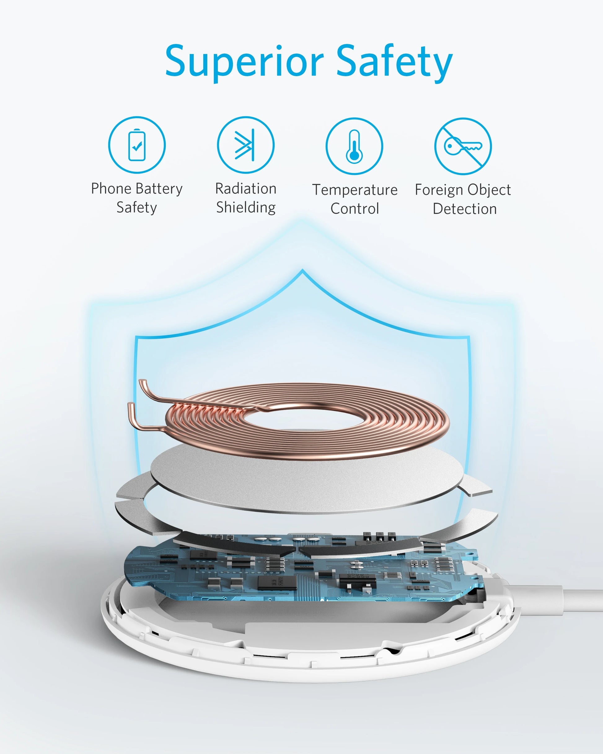 Ultra Fast 30W Magnetic Wireless Charger Compatible with Apple iPhone