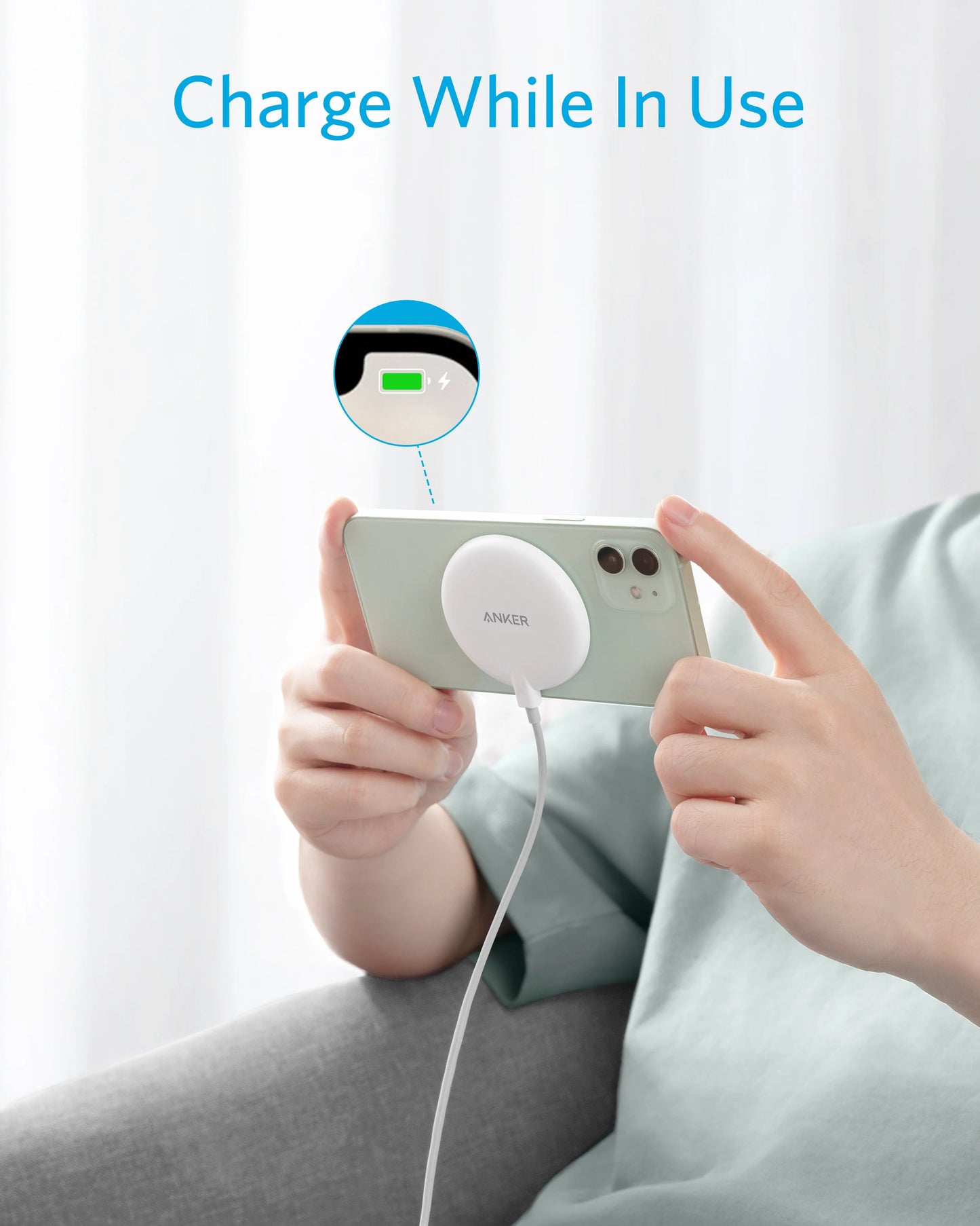 Ultra Fast 30W Magnetic Wireless Charger Compatible with Apple iPhone