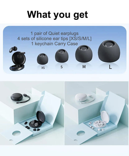 Super Soft Reusable Ear Plugs For Sleeping  Noise Reduction  AntiNoise Hearing Protection For Trave