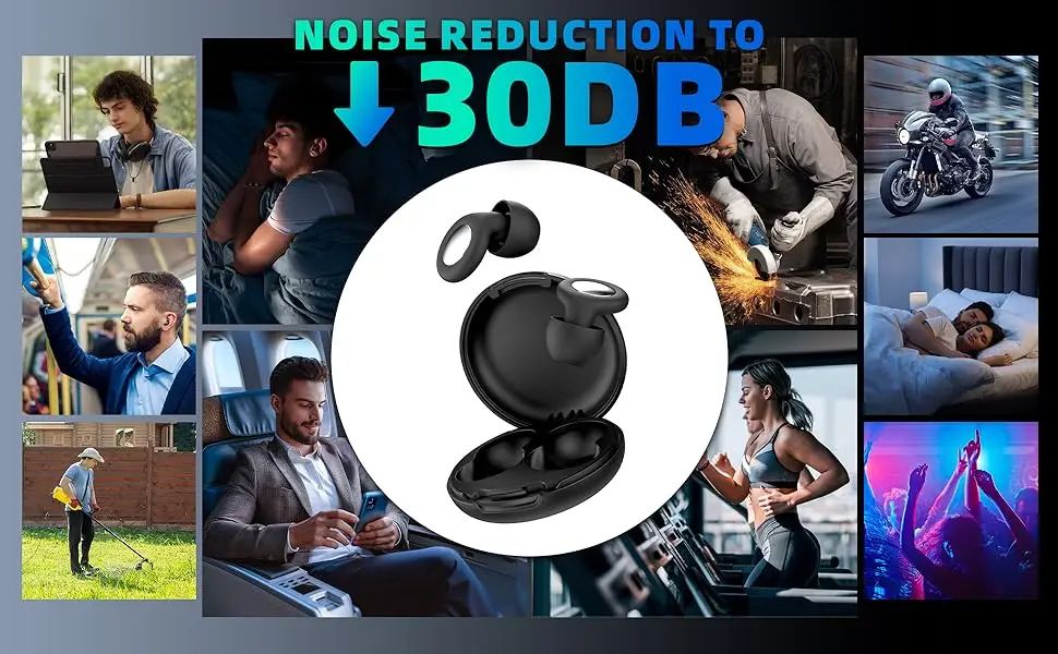 Super Soft Reusable Ear Plugs For Sleeping  Noise Reduction  AntiNoise Hearing Protection For Trave