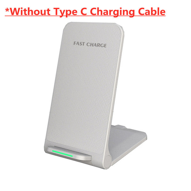 Foldable Wireless Charger Stand 100W QiCertified Fast Charging For IPhone Samsung Xiaomi Huawei Pho 7