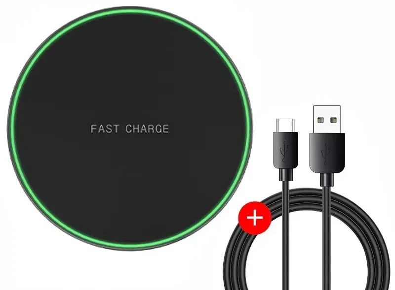 Fast Wireless Charger Pad for iPhone 15141312  Samsung S22S21 QiCertified Induction Charging