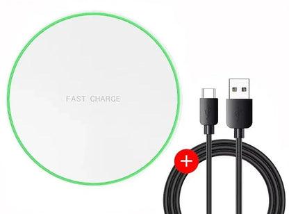 Fast Wireless Charger Pad for iPhone 15141312  Samsung S22S21 QiCertified Induction Charging