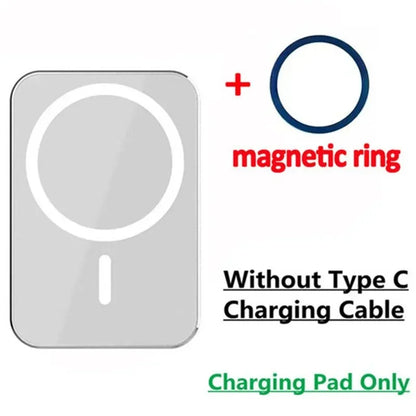 Magnetic Car Charger For IPhone  15W Fast Wireless Charging Station With Secure Vent Clip  Compatib 9