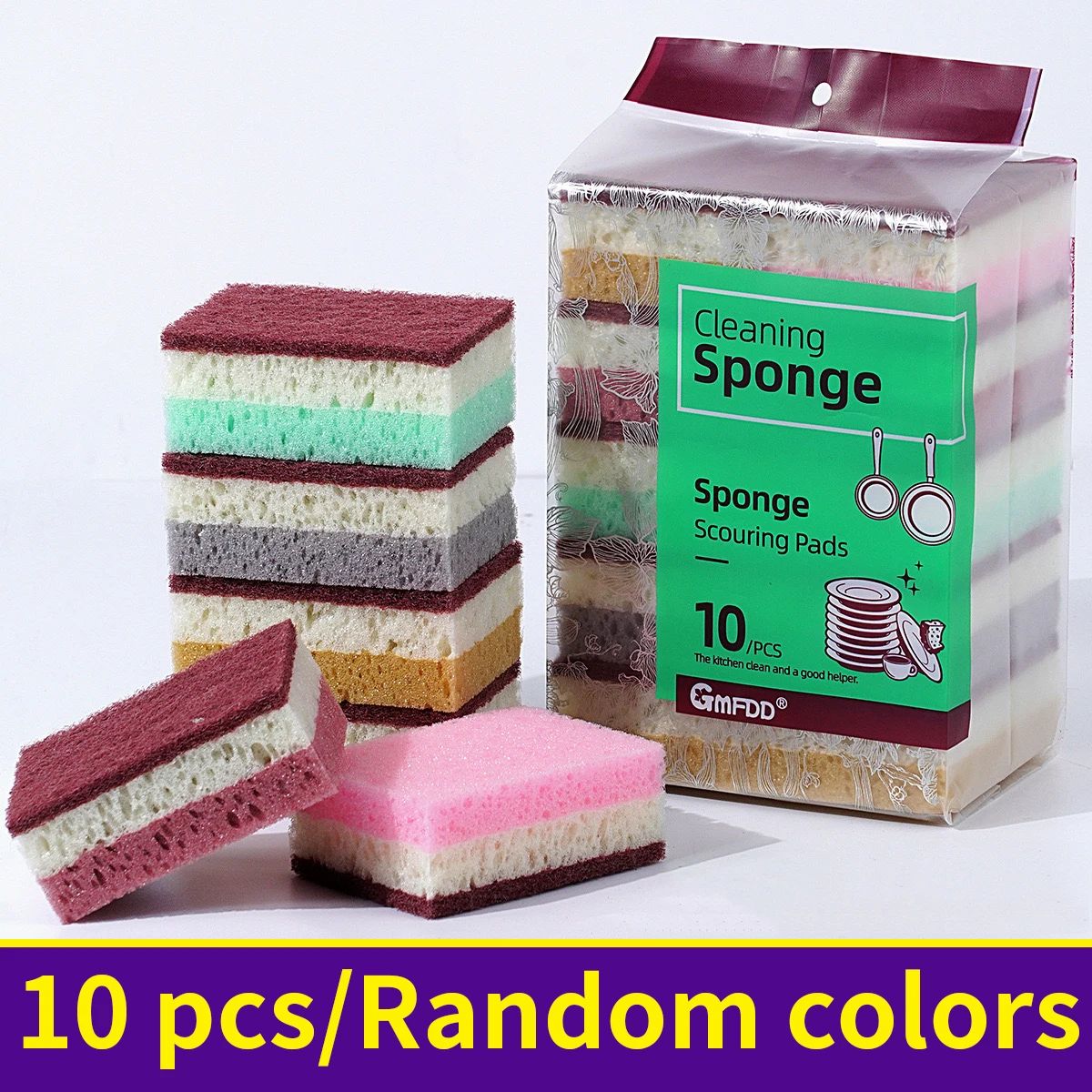 High Density Sponge Extra Thick Magic Cleaning Cloth For NonGreasy Kitchen  Catering Supplies 6