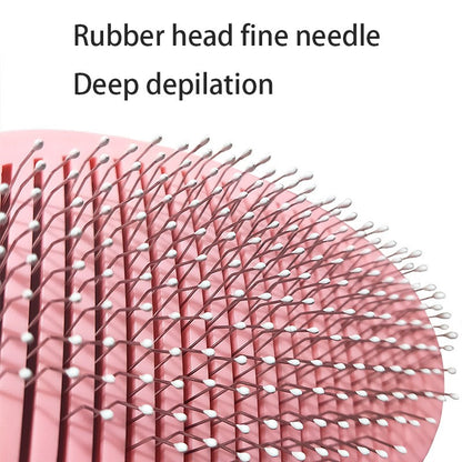DualSided Pet Hair Remover Brush Dog  Cat Grooming Tool for Shedding Control  Soft Hair Brush fo