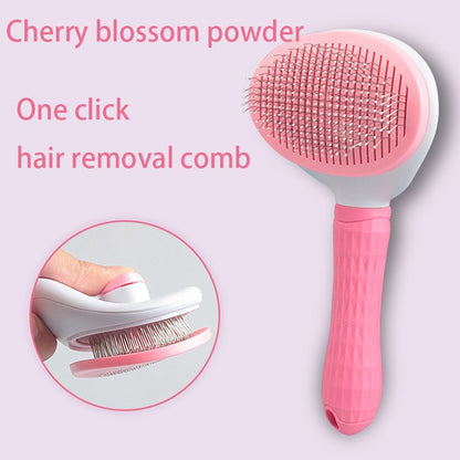 DualSided Pet Hair Remover Brush Dog  Cat Grooming Tool for Shedding Control  Soft Hair Brush fo
