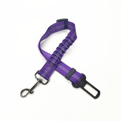 Adjustable Pet Car Seat Belt Safety Harness Clip For Dogs  Cats Universal Vehicle Travel Accessory 4