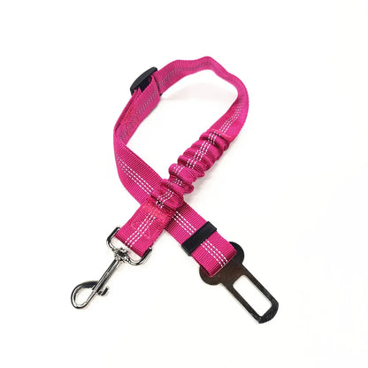 Adjustable Pet Car Seat Belt Safety Harness Clip For Dogs  Cats Universal Vehicle Travel Accessory 5