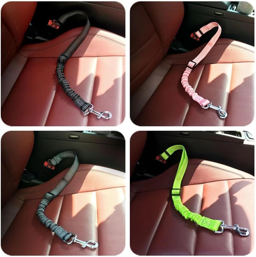 Adjustable Pet Car Seat Belt Safety Harness Clip For Dogs  Cats Universal Vehicle Travel Accessory 1